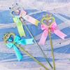 Meteor APAC minacute Magical Stick with Star, Gold & Blue, Size: Approx. W5 x D1 x H36 cm, Q7990
