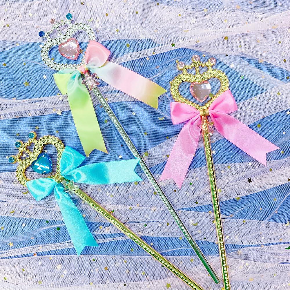 Meteor APAC minacute Magical Stick with Star, Gold & Blue, Size: Approx. W5 x D1 x H36 cm, Q7990