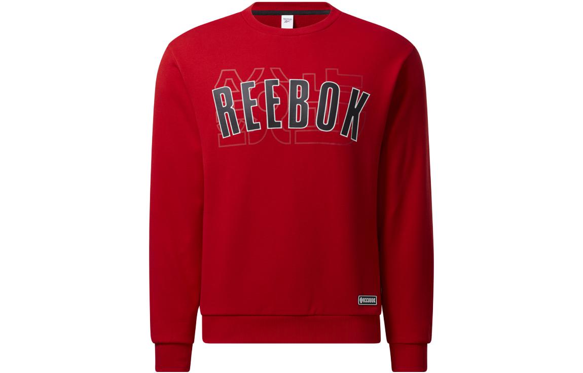 Reebok CNY Collection Sweatshirts Unisex Red Crew Neck Moderate Regular HE7130 XS