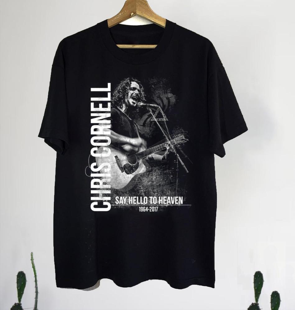 Chris Cornell Say Hello To Heaven Unisex Cotton T-Shirt Unisex T-Shirt S