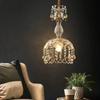 Luxury Vintage LED Crystal Chandelier Dining Room Children's Room Living Room Bedroom Entryway Attic Art Deco Pendant Lamp