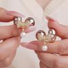 Zircon Butterfly Wing Pearl Earphone Clips for Huawei Freeclip Bluetooth Earbuds