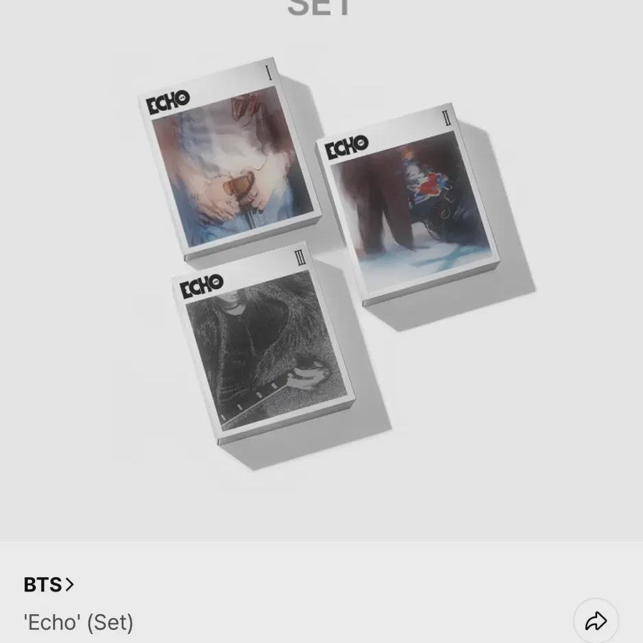 

Пуленепробиваемые BTS Джин Сокджин Эхо Набор альбомов Эхо Нераспечатанный