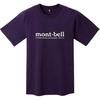 MONTBELL Pear Skin Japanese Style Round Neck Sun Protection Versatile Short Sleeve T-Shirt Unisex