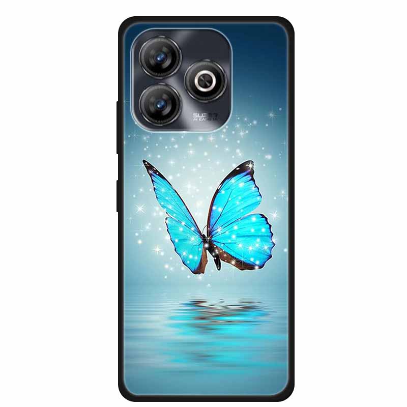 Pro ZTE BLADE A75 4G Pouzdro Zvířata Měkký Silikon TPU Pouzdra na Telefon Zadní Kryt Pro ZTE BLADEA75 Nárazuvzdorný Vlk Ochranný Cool Coque