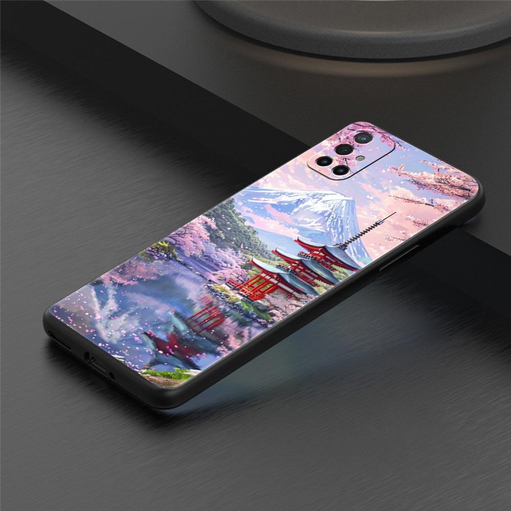 Pink Sunset Mountain Phone Case For Oneplus 13R 13 12R 11 10T 10R Nord N100 N200 N10 10 9 9R 9RT CE 3 2 Z Pro 5G Soft TPU Cover