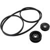AB34-GX20286 GX20287 Flat Idler Pulley With Drive Belt GX20006 For Lawn Mower 1760097 280-143 690409MA 280-097 265-186