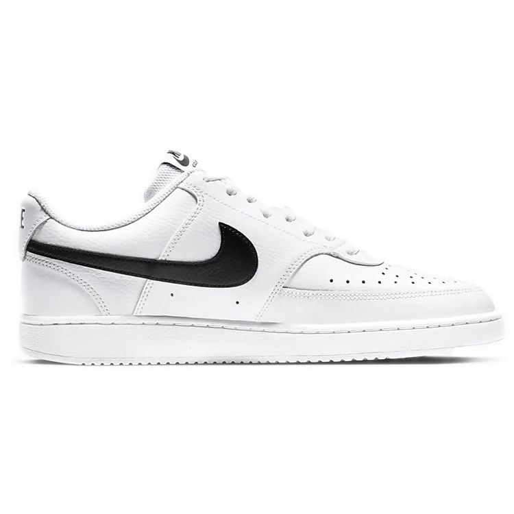 Nike Court Vision Low White Unisex Sneakers Black CD5463-101