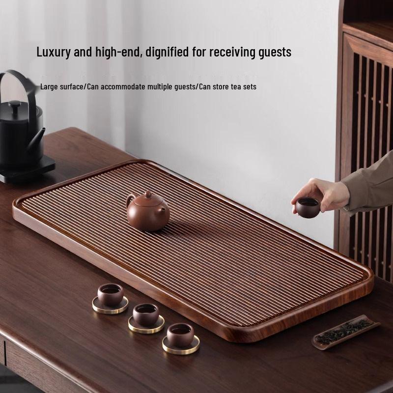 High-End Imitation Bakelite Tea Tray Set: Solid Wood and Bamboo Design for Home & Office Use, 2026 Edition.