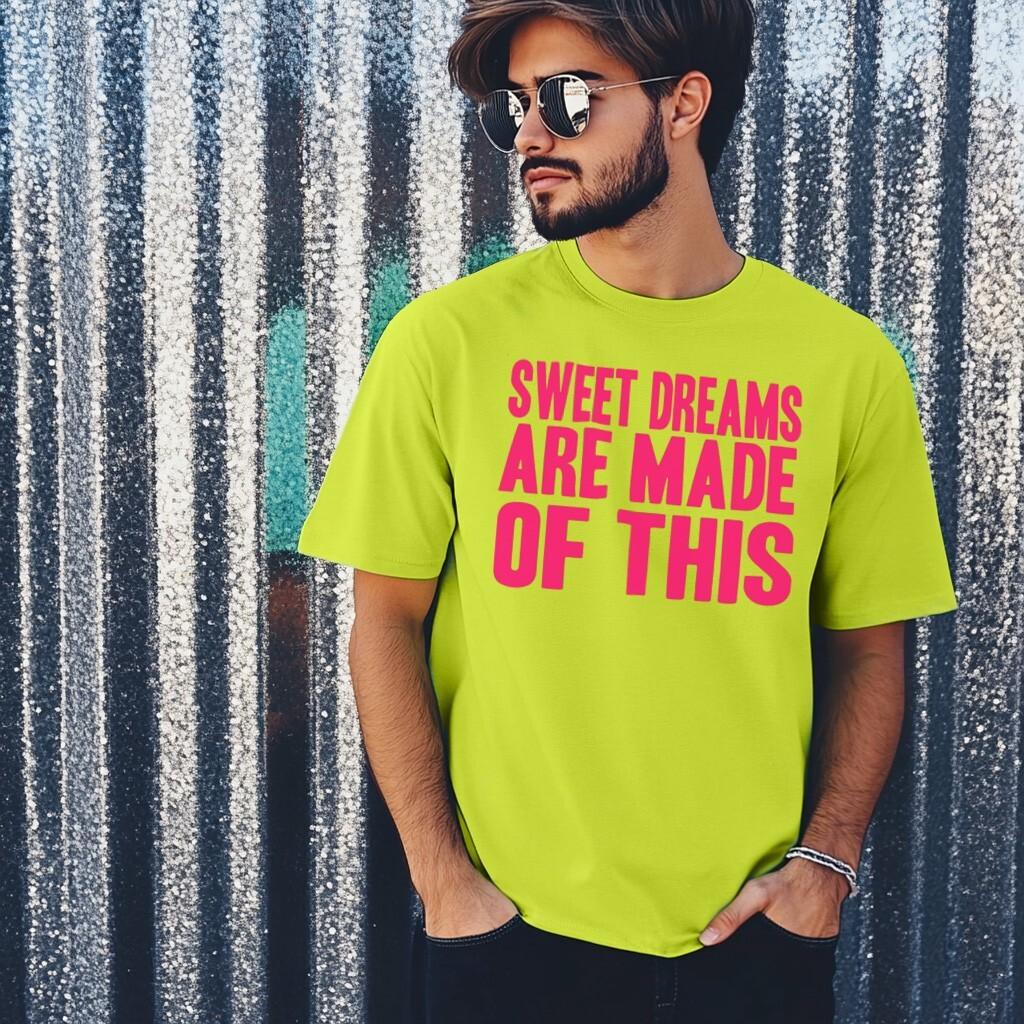 Футболка Sweet Dreams Are Made Of This Персонализированный маскарад Вечеринка 80-х Выходные M