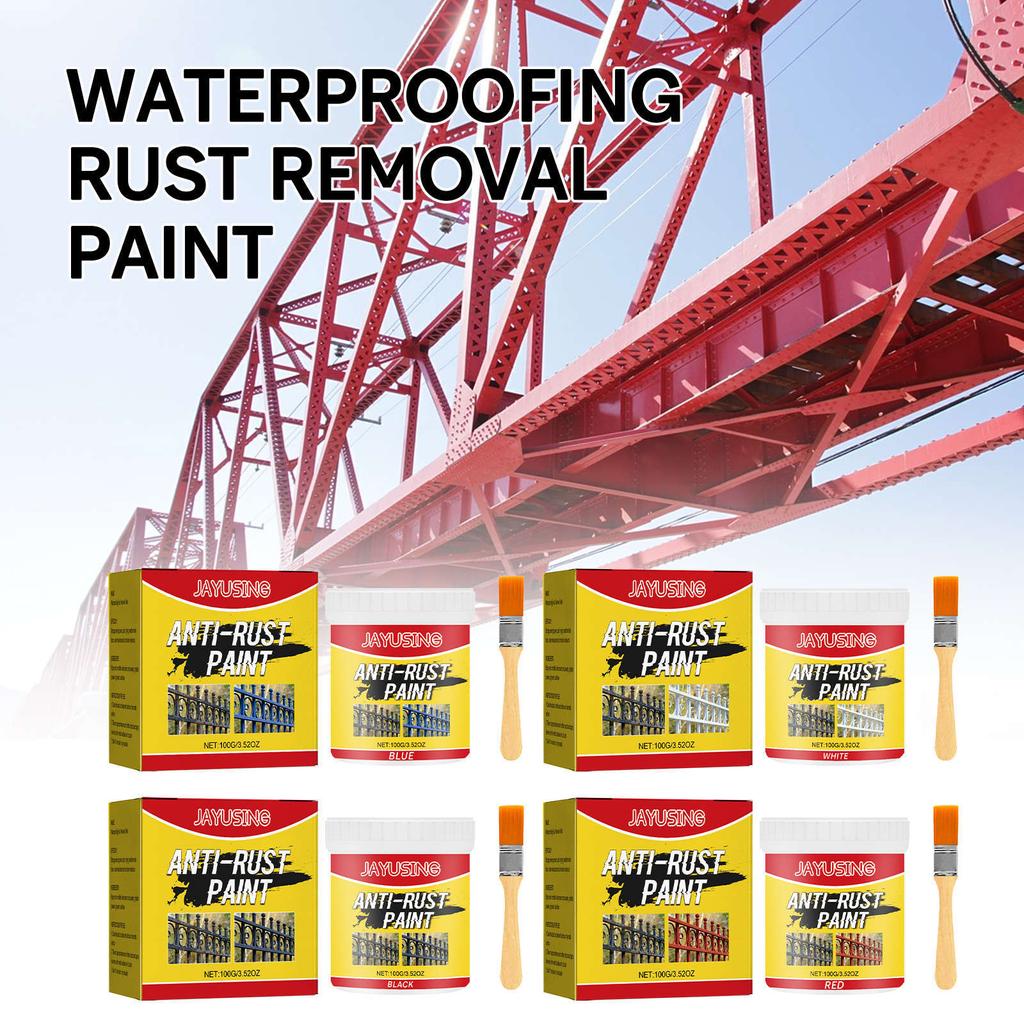 Rust Remover Paint Metal Rust Converter Water Based Metal Renovation Primer Anti Rust Protection Paste Car Rust Conversion Agent