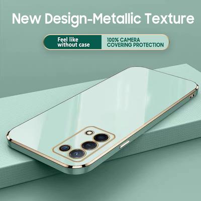 6D Plating Soft TPU Case For OPPO A96 A76 A15 A16 A17 A57 A77 A57S A78 A98 5G RENO 8 8T 4G A57S A16S FIND X3 LITE NEO Luxury Silicone Bumper Cover