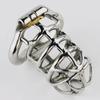 Male Stainless Steel Chastity Cage with Arc-Shaped Rings
