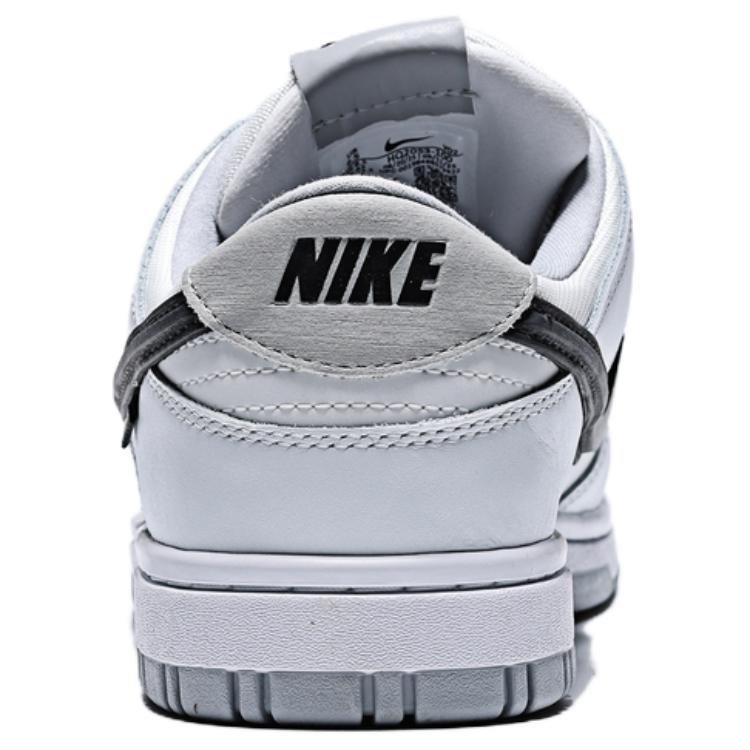Nike Dunk Low Summit White Black Men Sneakers Black-Off-White-Light-Smoke-Grey HQ2053-100