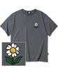 TRIPSHION Single Flower Logo T-Shirt - Gray
