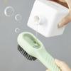 Multifunctional Liquid Dispensing Shoe Cleaning Brush with Soft Bristles for Stain Removal - Gentle On Shoes