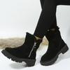 New Snow Boots Fleece Women's Shoes Warm Boots Cotton Shoes Plus-size Women's Boots