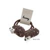 Hedgehog Shaped Hair Clip And Hair Ties For Girls Soft Fabric Hair Accessories Safe For Kids Gentle On Hair