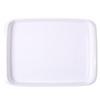 Wuhe White Melamine Square Serving Tray, 16-inch