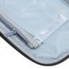 Gray Crochet Storage Bag Zippered Pouch Travel Organizer Bag  For Knitting Lovers