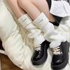 Y2K Lolita Leg Warmers Cotton Wool Foot Cover Cute Stacked Socks  Women