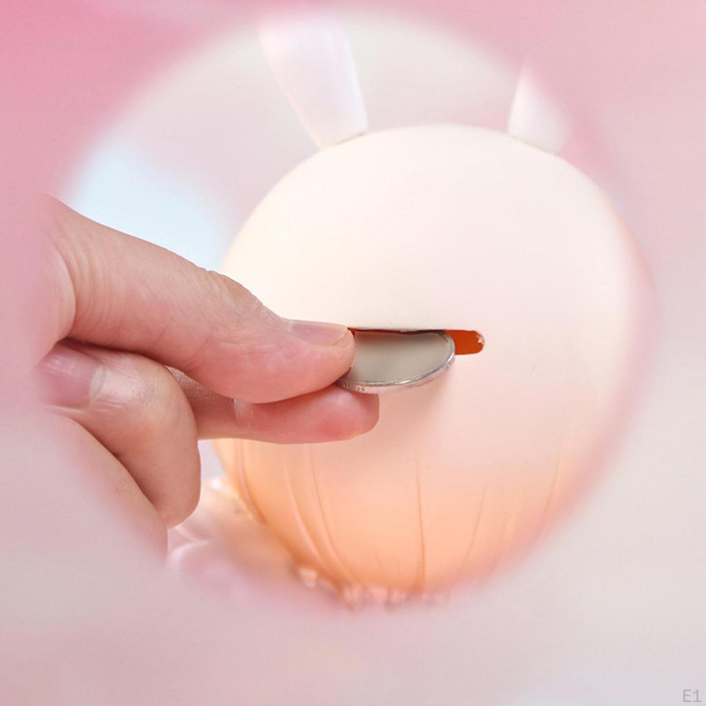 Niedliches Mädchenförmiges Sparschwein, Unzerbrechliches Geldsparen Geburtstagsgeschenk für Kinder