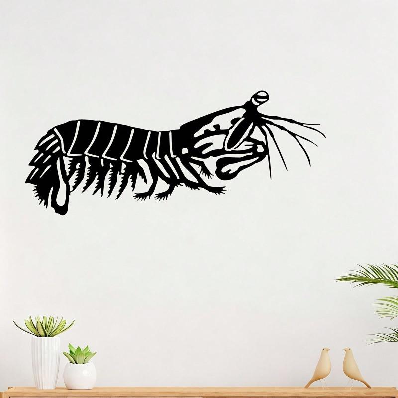 Iron Lobster Wall Art Kitchen Garden Fence Sculpture Seafood Lover Gift Weather Resistant