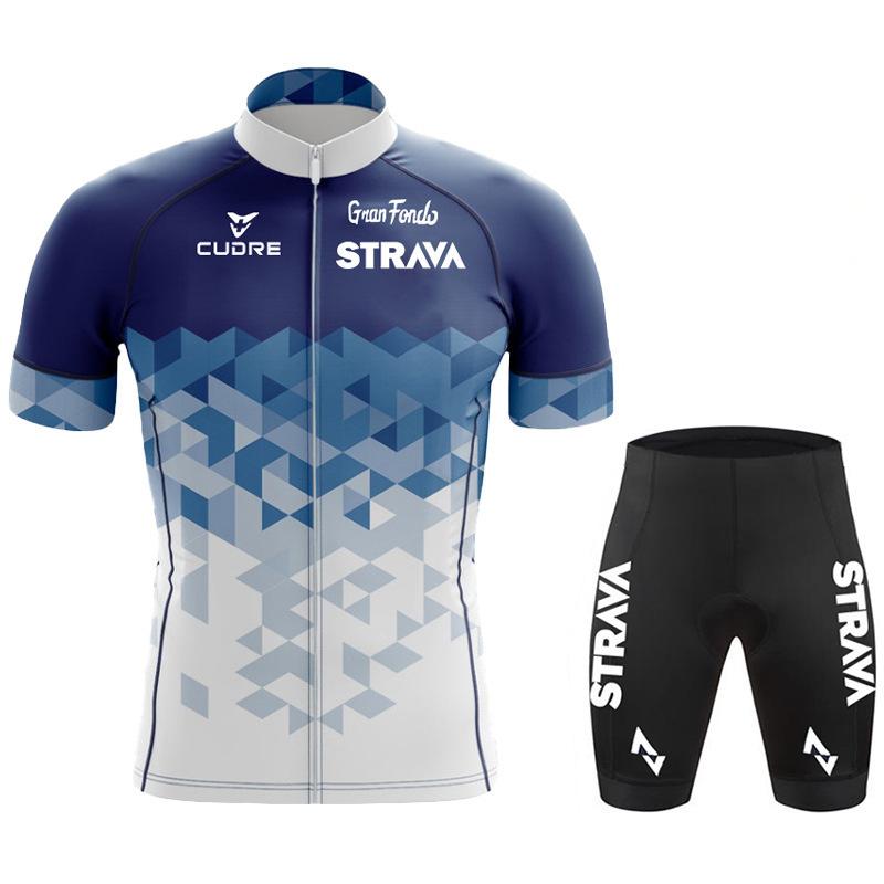 2022 event cycling suit Strava Tour de France short-sleeved overalls cycling suit