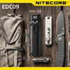 NITECORE EDC09 Rechargeable Flashlight 1600 Lumens Adjustable Angle EDC High-CRI 3 Colore Temperatures USB-C Bulit-in Battery