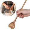 Premium Love Wooden Spoon Ergonomic Design Teaspoon Portable Rice Spoon  For Tea Honey Desserts