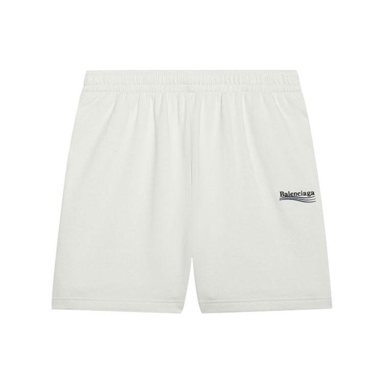 Balenciaga Political Campaign Sweat Shorts 641608TKVI99084