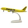 1/400 Scale Aircraft Simulation Alloy A320 Spirit Aviation Airlines 20CM  Airplane Model Display Boutique Airplane Toy Enthusias