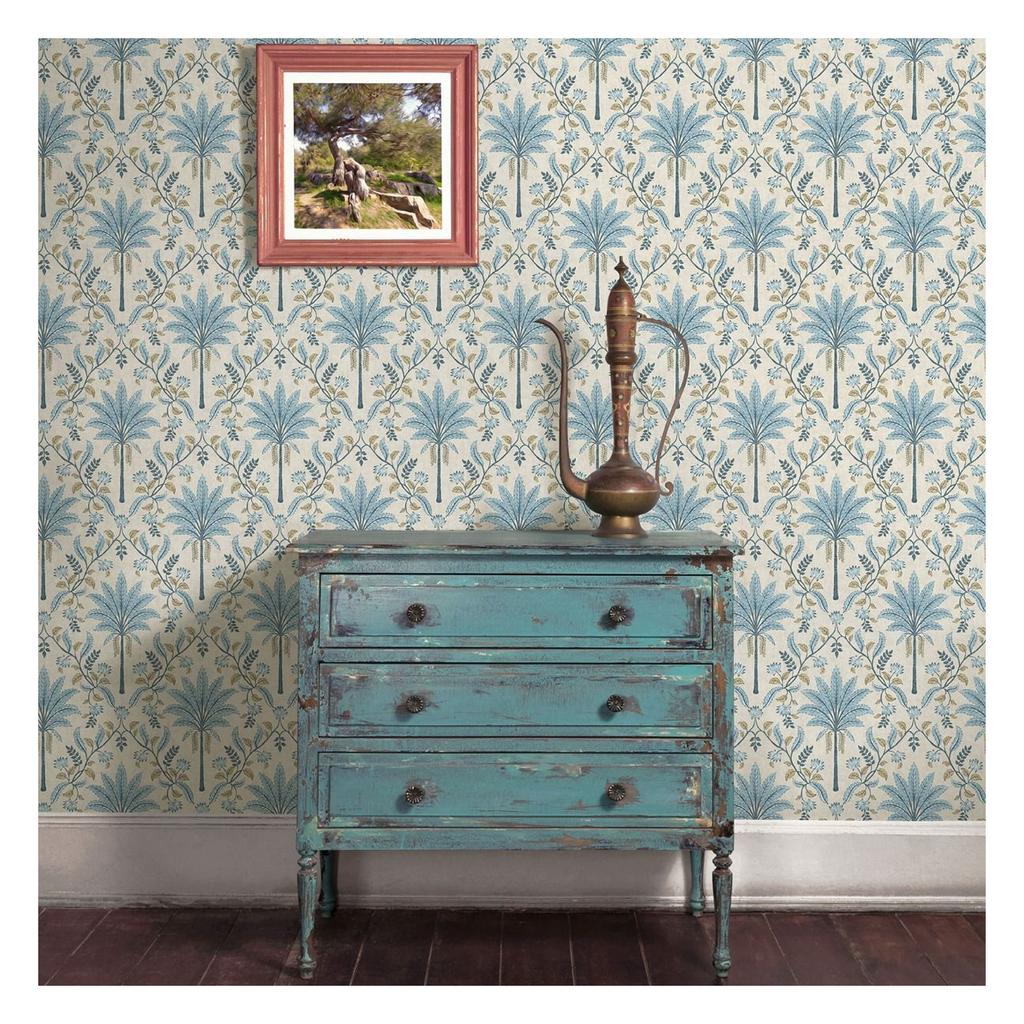 Holden DÃ©cor Eastern Horizons Palm Trellis Wallpaper