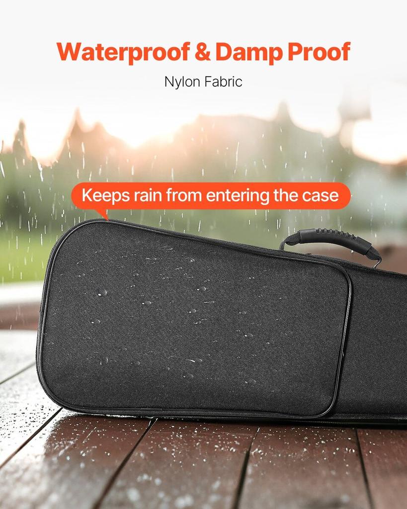 Portable Nylon Fabric 4/4 Full Size Violin Case Anti-Scratch Carrying Bag