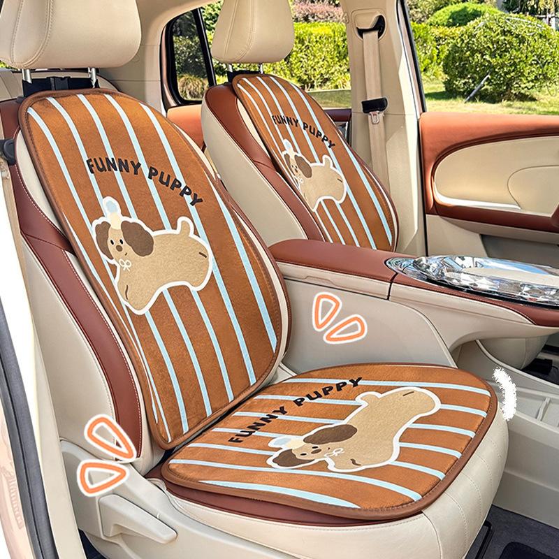 Car Seat Cushion Cute Car Interior Seat Cover Warm Car Seat Cushion