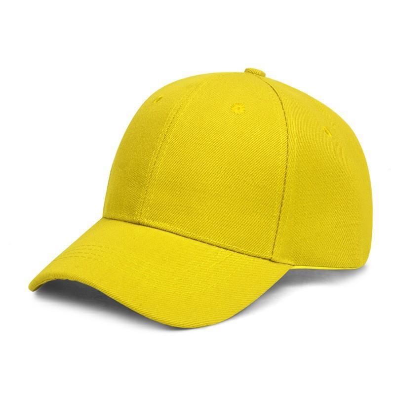 Color Baseball Solid Cap Breathable Headwear Peaked Caps Sunscreen Hat Gift