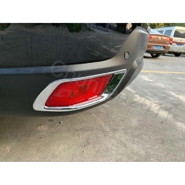 ABS Rear Fog Light Cover Trim For - Subaru Forester Chrome Foglight 2PCS