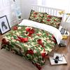 Red Cardinals, Holly Leaves. Bedding Sets Duvet Cover Sets Duvet Covers Pillowcases(1 * Duvet Cover 2 * Pillowcases Without Duvet Insert)