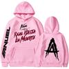 New Anuel AA Printed Hoodies Sweatshirt