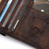 Genuine Leather Wallet Men Wallets Luxury Brand Men Short Fold Wallet Pocket Purse Wallets Male
