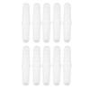 10Pcs Plastic Hose Barb Fitting Straight Equal Barbed Splicer Mender Joint Union Adapter