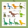 12pcs Dinosaur Mini Figures Set Dinosaur Cake Toppers for Children's Party