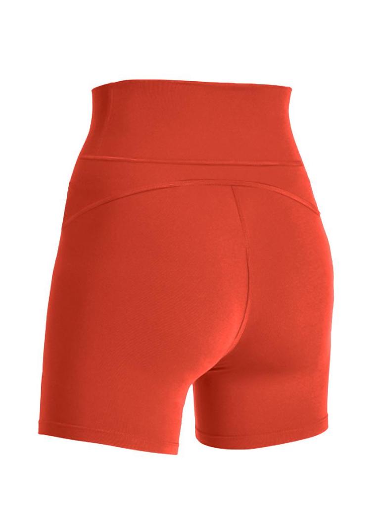 High Waist Hip Lift Yoga Shorts - Women's Slimming, Anti-Exposure Running Leggings