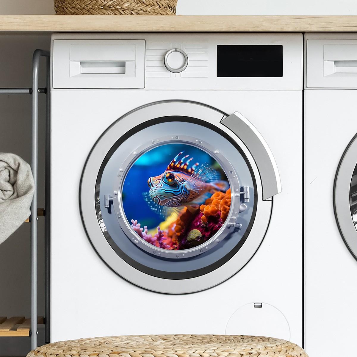 

Окно подводный мир 3D стикер стены домашний декор One Size