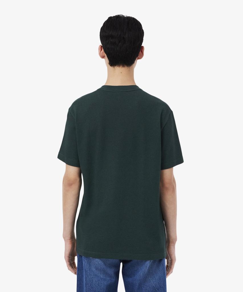 LACOSTE Men'S Linen Blend Short Sleeve T-Shirt Th0629-56G Afk