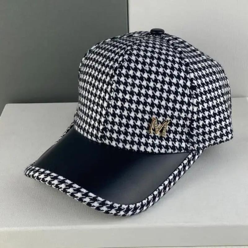 

Qiandongge Кепка с козырьком M Стандартная Осенне-зимняя Женская Ретро бейсболка adjustable чёрный