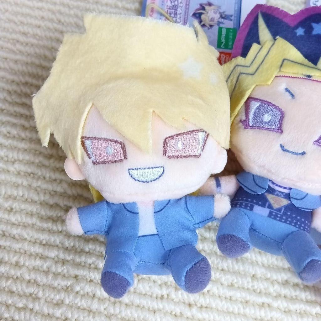 Set 3 Yu-Gi-Oh X Sanrio Dark Yugi Seto Kaiba Katsuya Jonouchi Plush Mascot