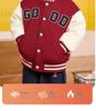 European Boys' Fleece-Lined Baseball Jacket - Thickened Winter 2025 Kids Toddler Coat