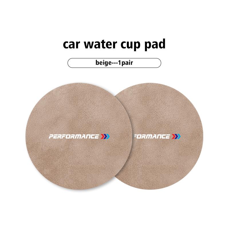 Car Interior Coasters Water Cup Slot Non-Slip Mat Shockproof Pad For BMW 1 3 5 Series X1 X3 X4 X5 X7 G20 G38 F20 F39 F48 E46