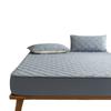 Spannbettlaken aus gewaschener Twill-Baumwolle, All-Inclusive-Spannbettlaken, Schutzhülle, staubdichte Tagesdecke, Bettüberzug